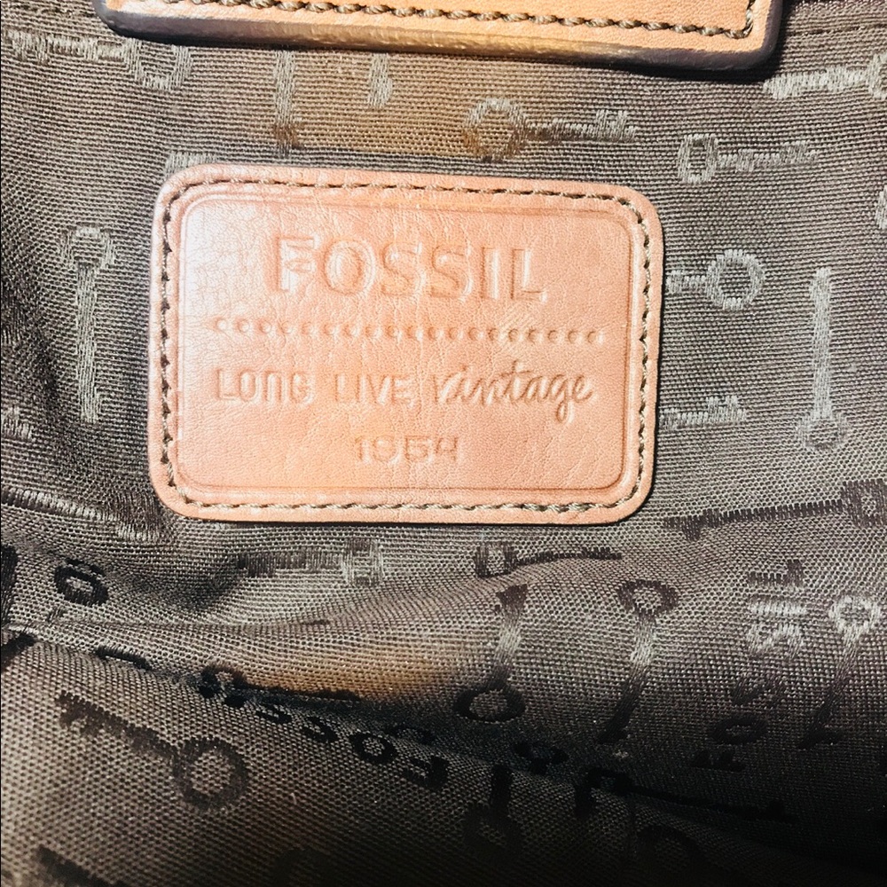 Fossil long live  vintage 1954 tote bag - Picture 3 of 8